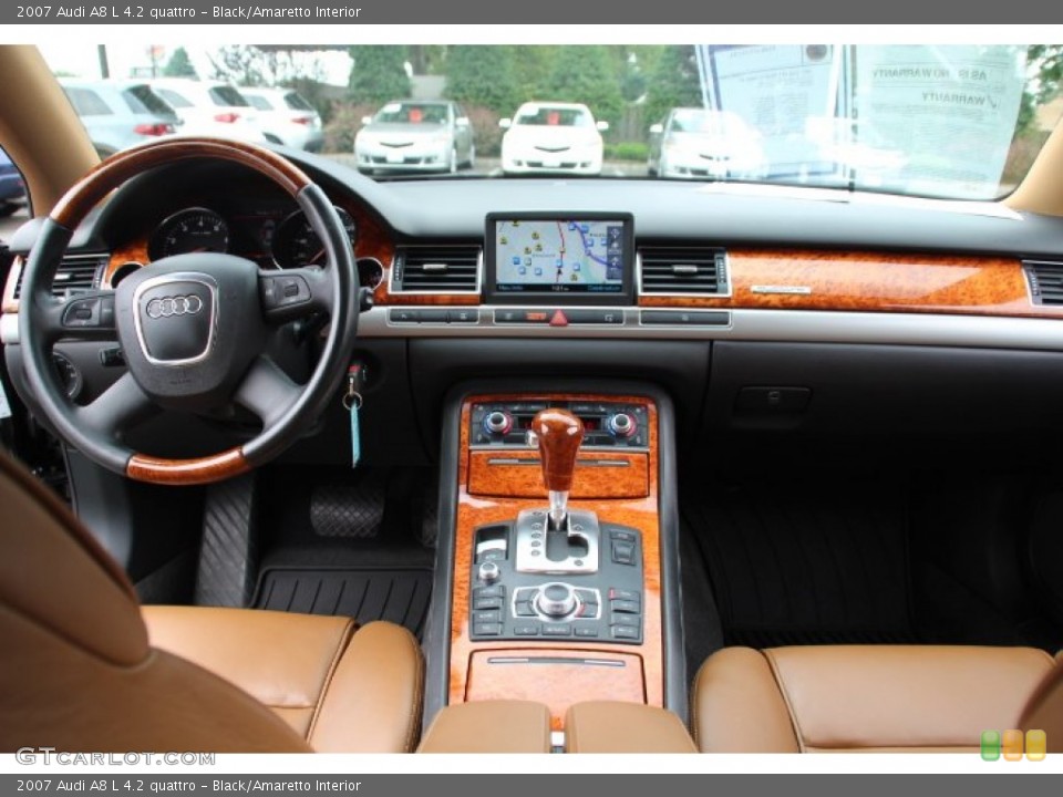 Black/Amaretto Interior Dashboard for the 2007 Audi A8 L 4.2 quattro #82783309