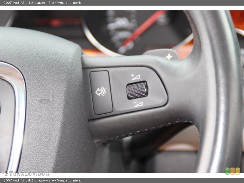 Black/Amaretto Interior Controls for the 2007 Audi A8 L 4.2 quattro #82783364