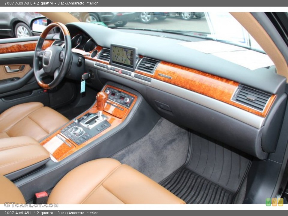 Black/Amaretto Interior Dashboard for the 2007 Audi A8 L 4.2 quattro #82783509