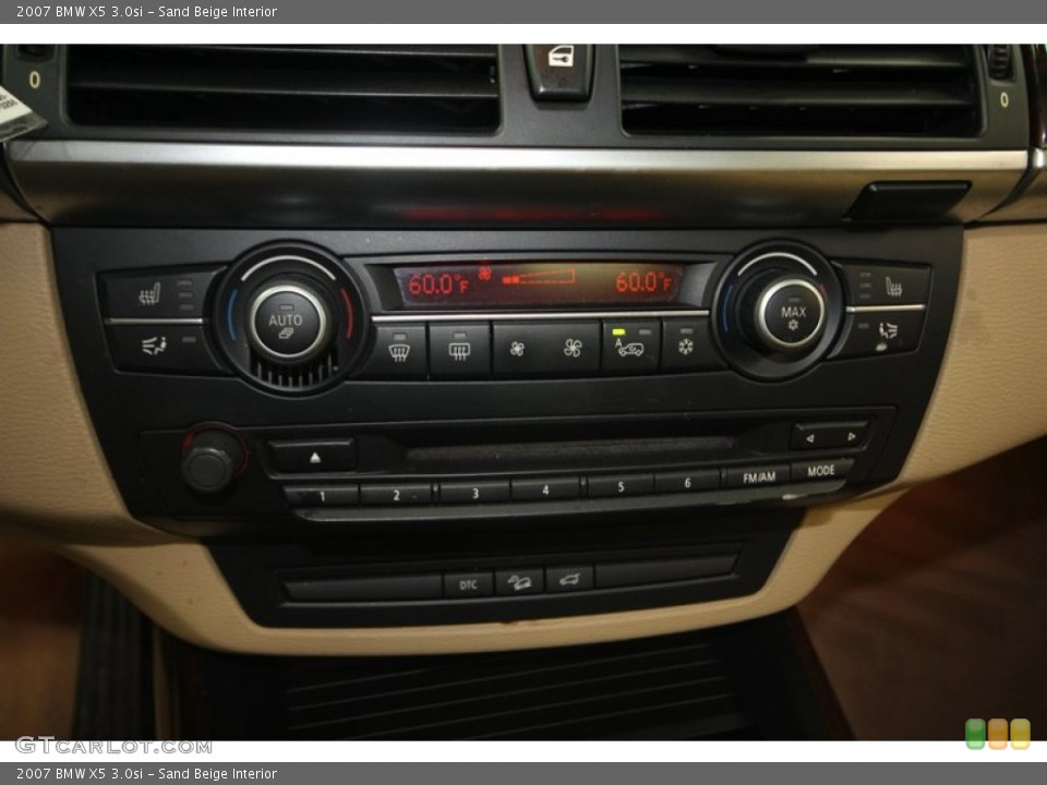 Sand Beige Interior Controls for the 2007 BMW X5 3.0si #82783524