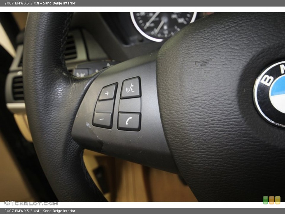 Sand Beige Interior Controls for the 2007 BMW X5 3.0si #82783607