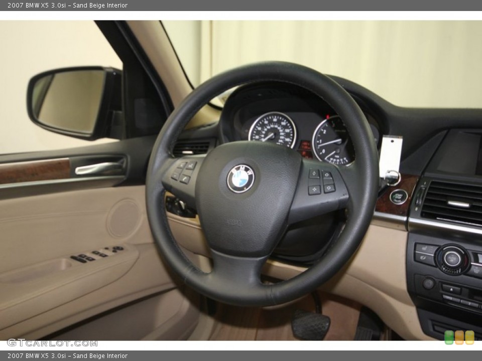 Sand Beige Interior Steering Wheel for the 2007 BMW X5 3.0si #82783666