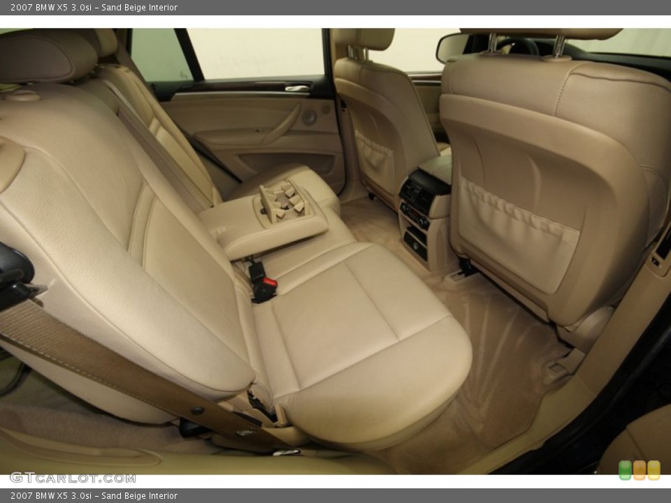 Sand Beige Interior Rear Seat for the 2007 BMW X5 3.0si #82783701