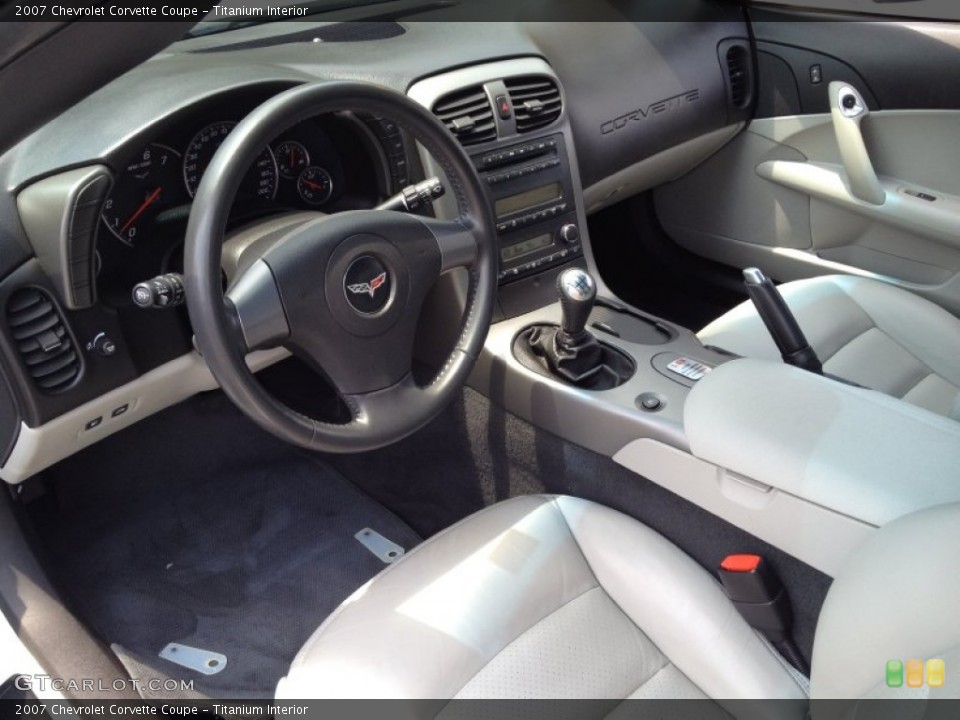 Titanium Interior Photo for the 2007 Chevrolet Corvette Coupe #82784912