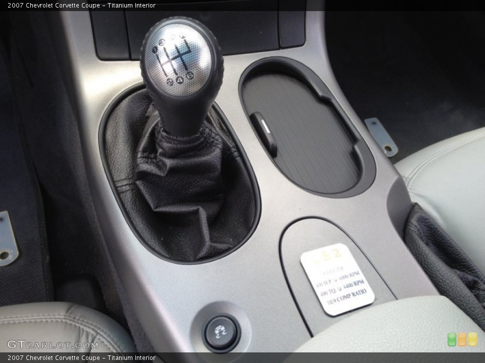 Titanium Interior Transmission for the 2007 Chevrolet Corvette Coupe #82784980