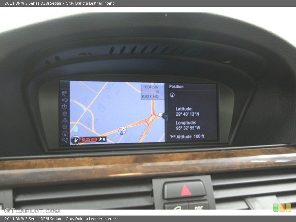 Gray Dakota Leather Interior Navigation for the 2011 BMW 3 Series 328i Sedan #82787236