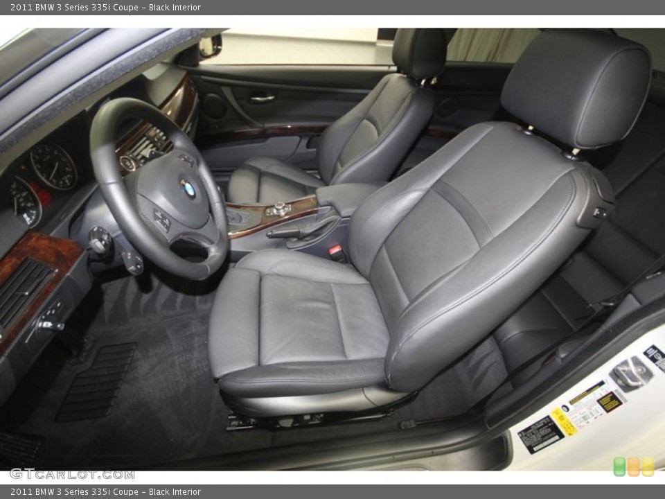 Black Interior Front Seat for the 2011 BMW 3 Series 335i Coupe #82788148