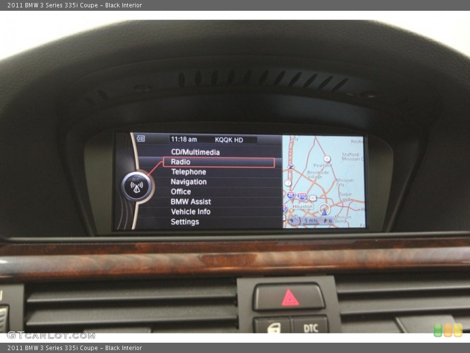 Black Interior Navigation for the 2011 BMW 3 Series 335i Coupe #82788230