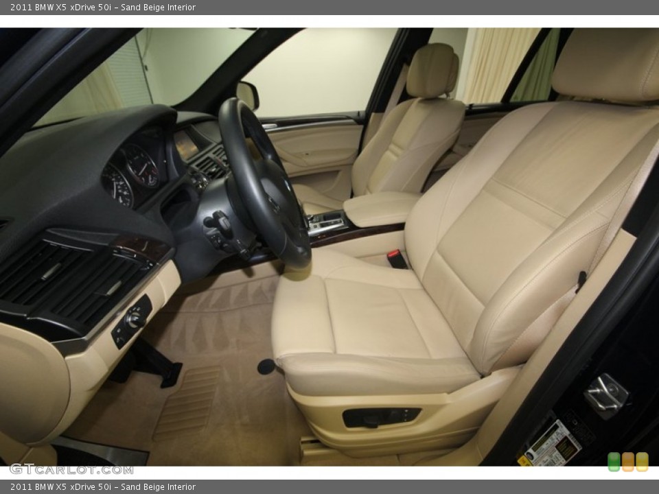 Sand Beige Interior Photo for the 2011 BMW X5 xDrive 50i #82788367
