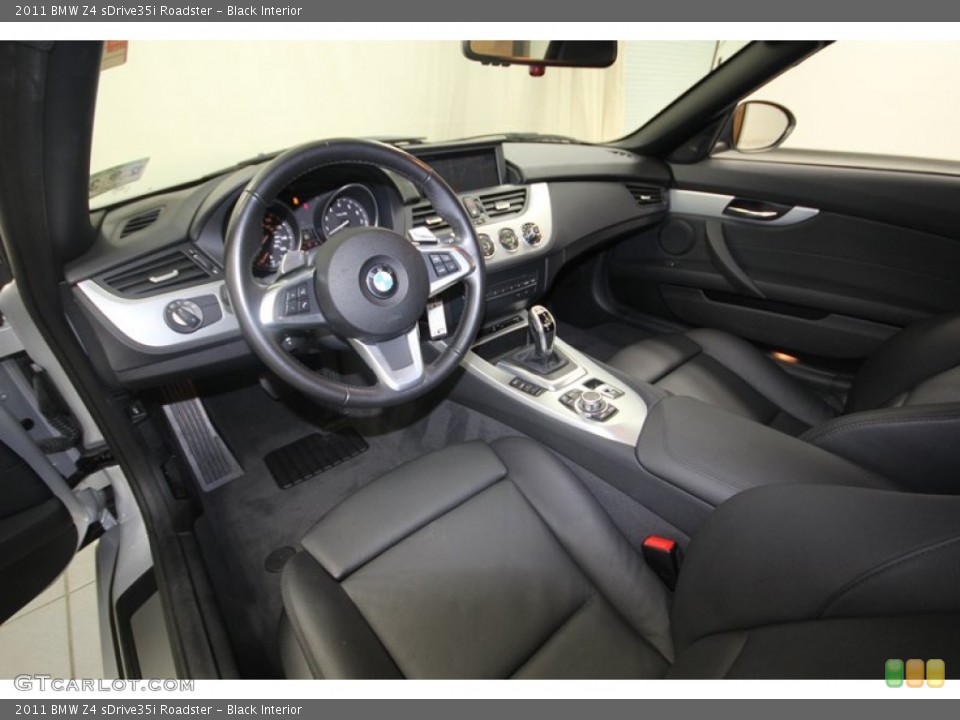 Black Interior Prime Interior for the 2011 BMW Z4 sDrive35i Roadster #82788877