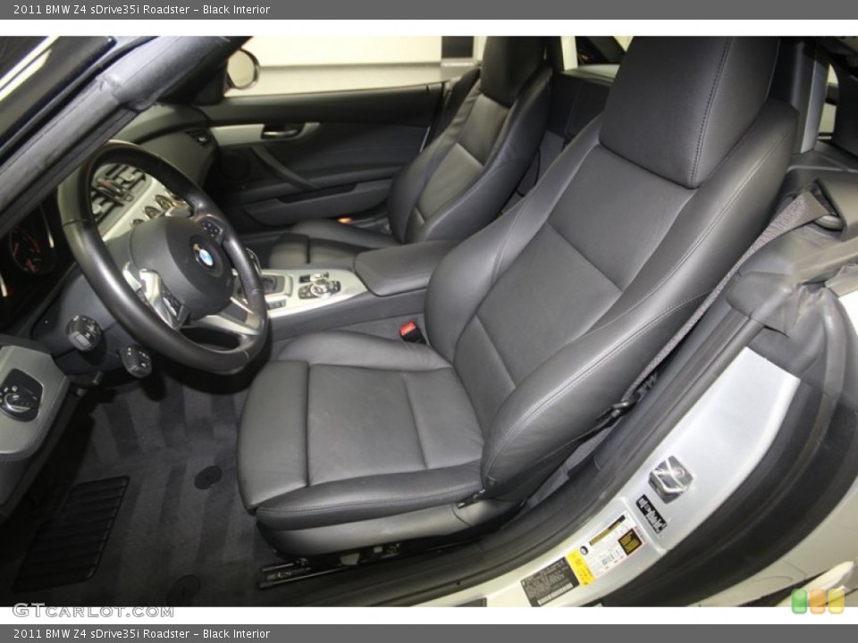Black Interior Front Seat for the 2011 BMW Z4 sDrive35i Roadster #82788907