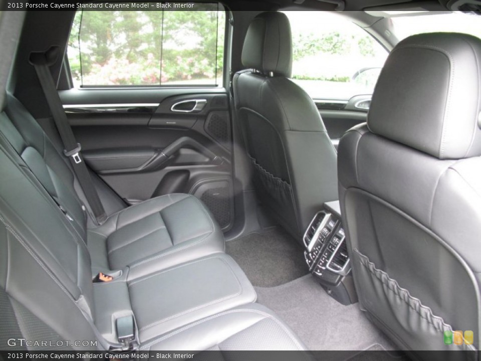Black Interior Rear Seat for the 2013 Porsche Cayenne  #82792679