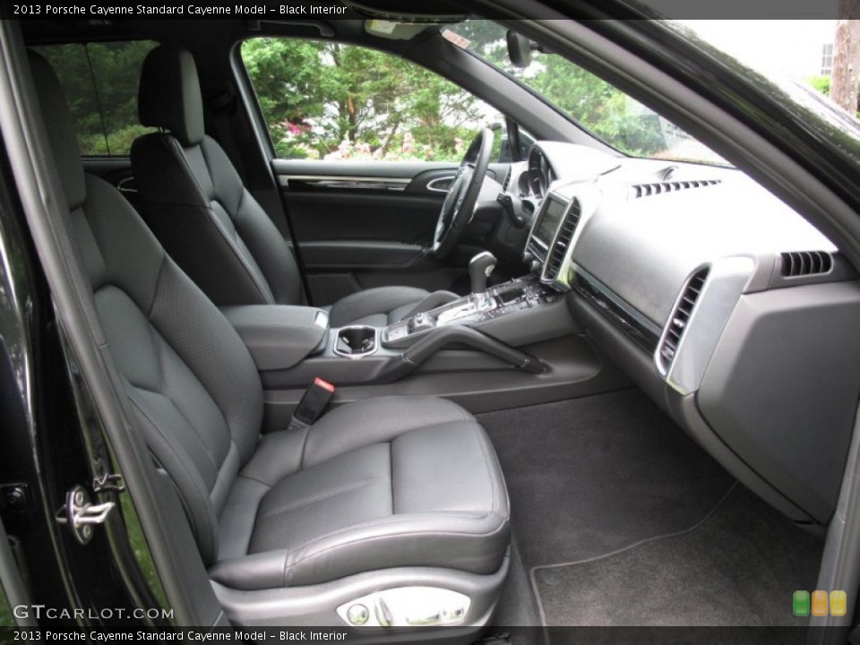 Black Interior Front Seat for the 2013 Porsche Cayenne  #82792729