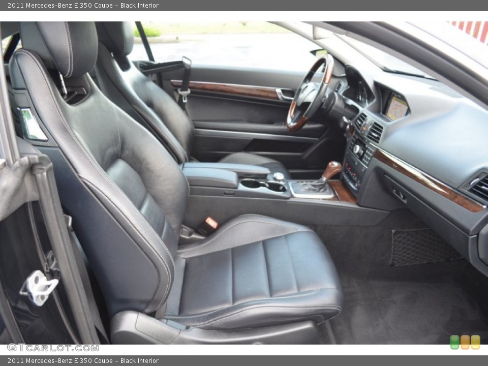 Black Interior Front Seat for the 2011 Mercedes-Benz E 350 Coupe #82795433