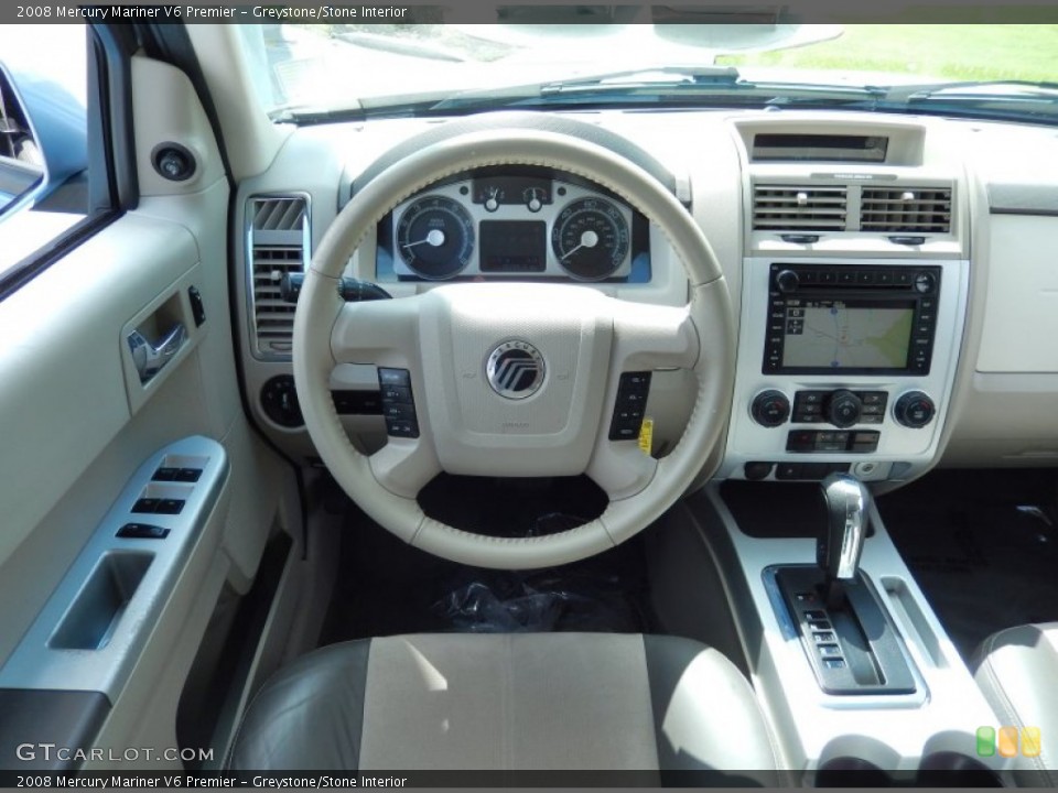 Greystone/Stone Interior Dashboard for the 2008 Mercury Mariner V6 Premier #82796112