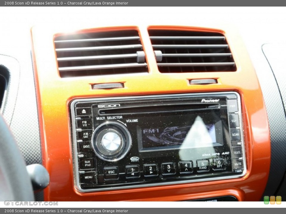 Charcoal Gray/Lava Orange Interior Audio System for the 2008 Scion xD Release Series 1.0 #82796753