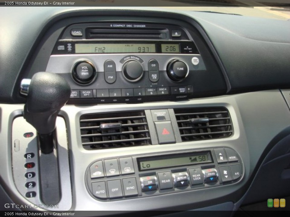 Gray Interior Controls for the 2005 Honda Odyssey EX #82797686