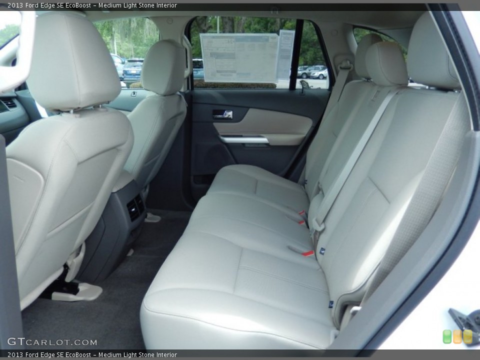 Medium Light Stone Interior Rear Seat for the 2013 Ford Edge SE EcoBoost #82798579