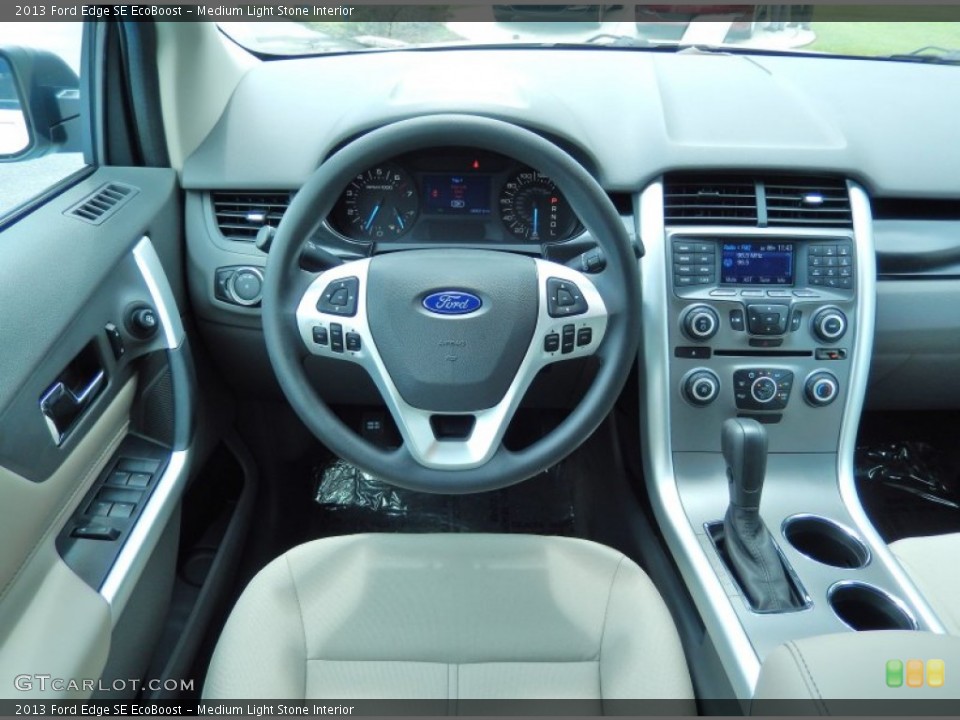 Medium Light Stone Interior Dashboard for the 2013 Ford Edge SE EcoBoost #82798603