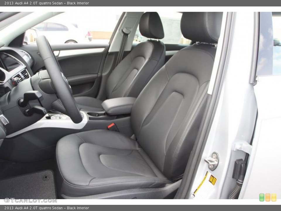 Black Interior Front Seat for the 2013 Audi A4 2.0T quattro Sedan #82800308