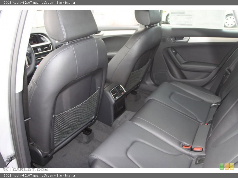 Black Interior Rear Seat for the 2013 Audi A4 2.0T quattro Sedan #82800346