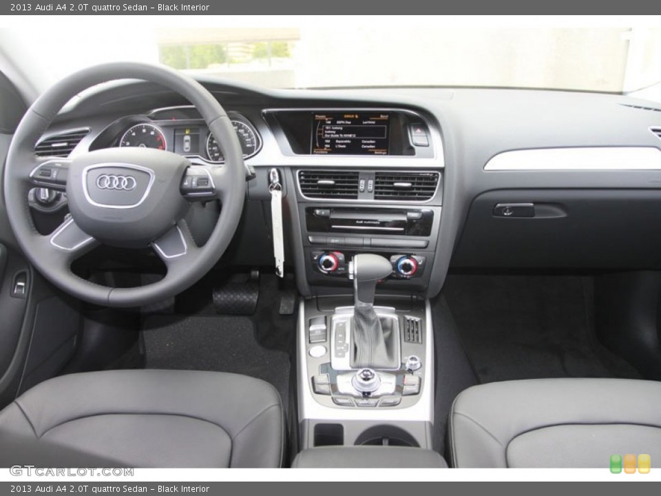 Black Interior Dashboard for the 2013 Audi A4 2.0T quattro Sedan #82800365