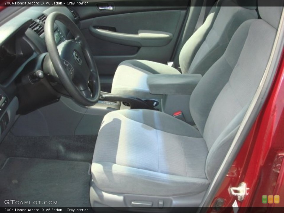 Gray Interior Front Seat for the 2004 Honda Accord LX V6 Sedan #82800382