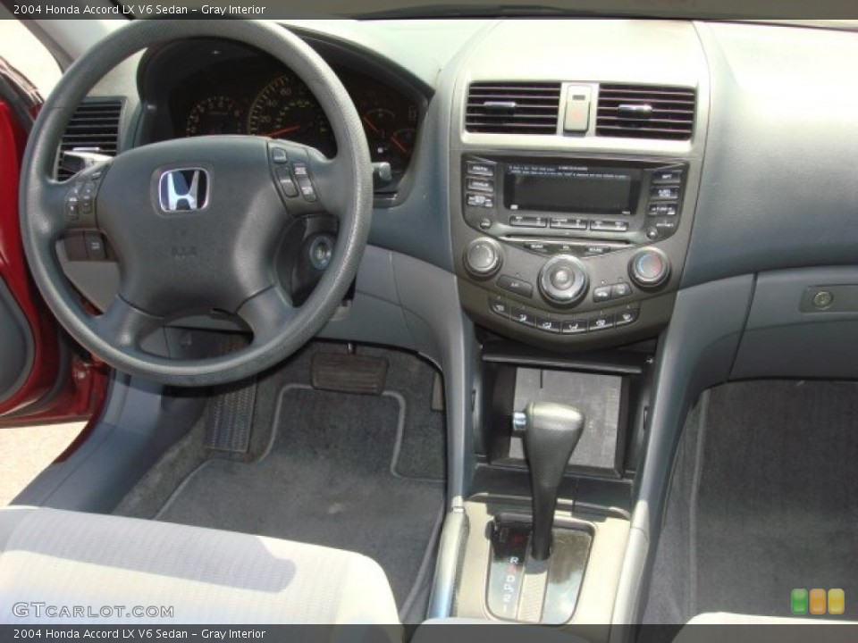 Gray Interior Dashboard for the 2004 Honda Accord LX V6 Sedan #82800436