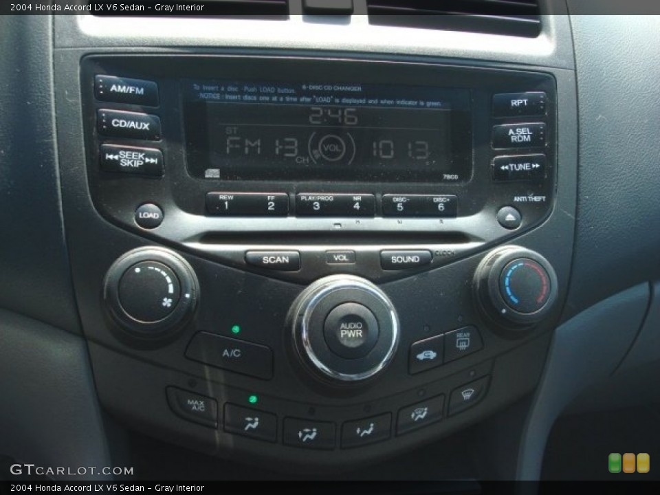 Gray Interior Controls for the 2004 Honda Accord LX V6 Sedan #82800520