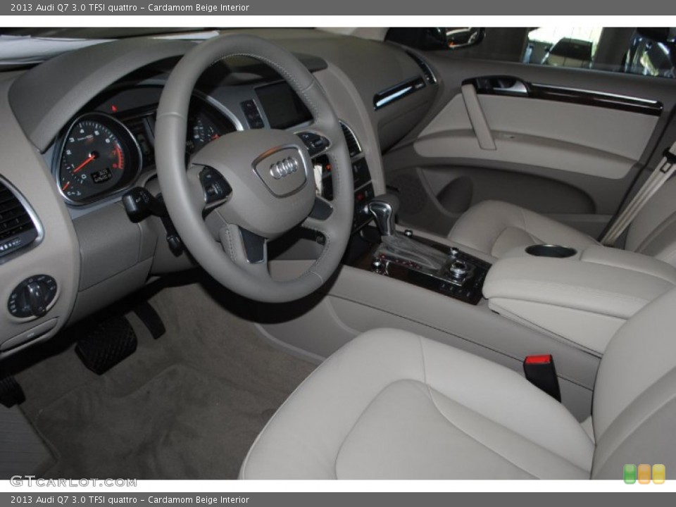 Cardamom Beige Interior Prime Interior for the 2013 Audi Q7 3.0 TFSI quattro #82806061