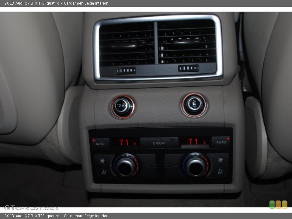 Cardamom Beige Interior Controls for the 2013 Audi Q7 3.0 TFSI quattro #82806505