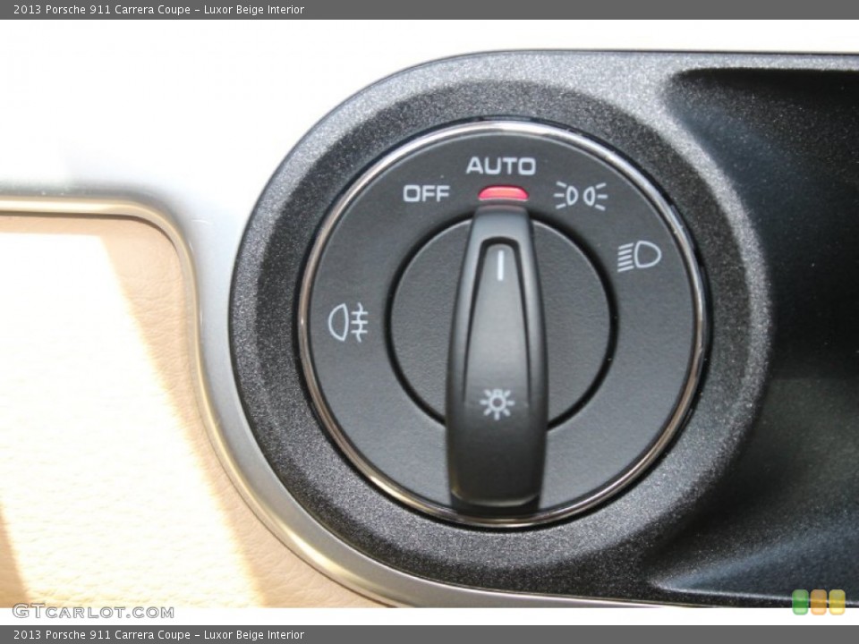 Luxor Beige Interior Controls for the 2013 Porsche 911 Carrera Coupe #82806772