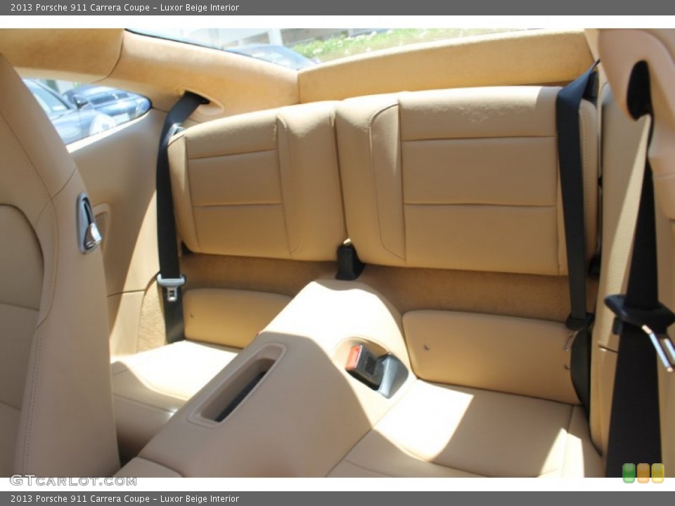 Luxor Beige Interior Rear Seat for the 2013 Porsche 911 Carrera Coupe #82806810
