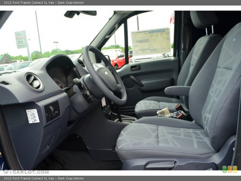 Dark Gray Interior Front Seat for the 2013 Ford Transit Connect XL Van #82808177