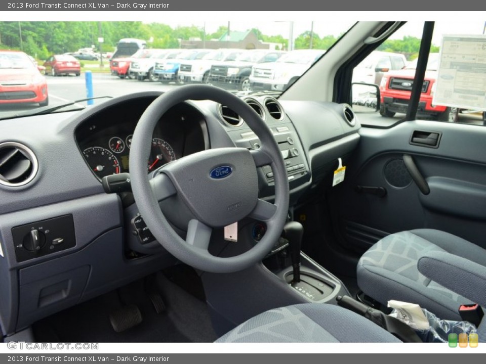 Dark Gray Interior Prime Interior for the 2013 Ford Transit Connect XL Van #82808201