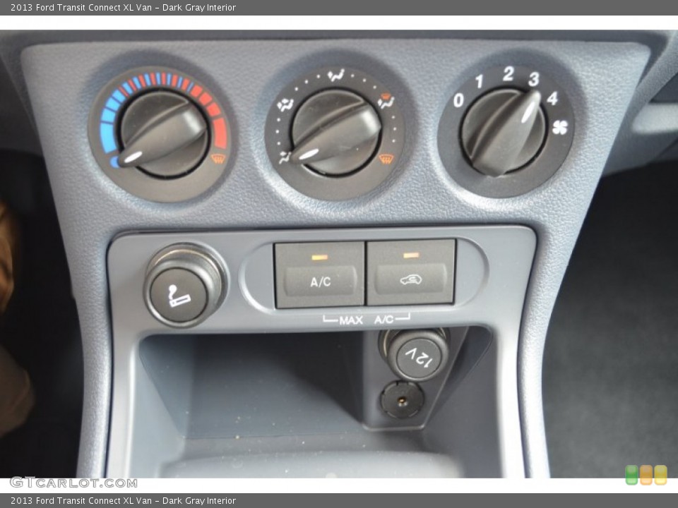 Dark Gray Interior Controls for the 2013 Ford Transit Connect XL Van #82808330