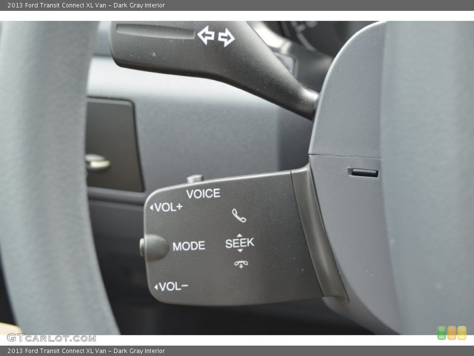 Dark Gray Interior Controls for the 2013 Ford Transit Connect XL Van #82808392