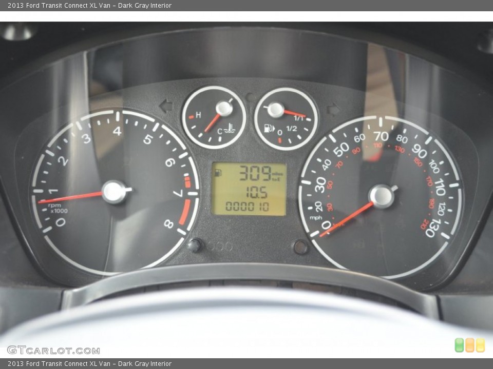 Dark Gray Interior Gauges for the 2013 Ford Transit Connect XL Van #82808416