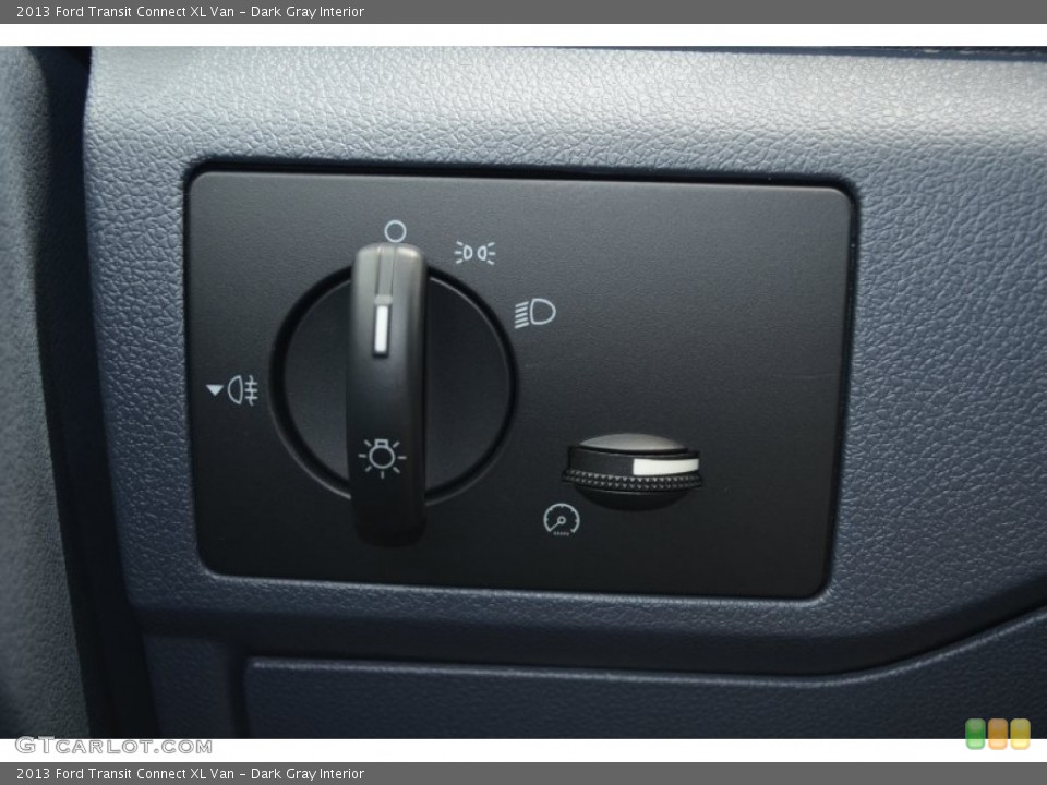 Dark Gray Interior Controls for the 2013 Ford Transit Connect XL Van #82808437