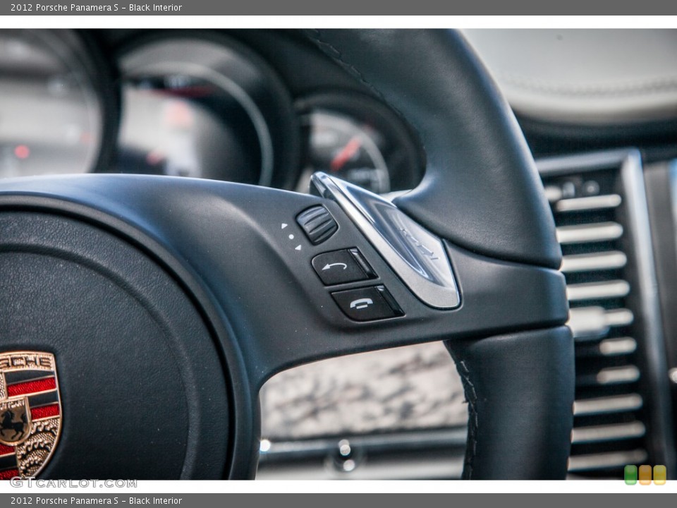 Black Interior Controls for the 2012 Porsche Panamera S #82811077