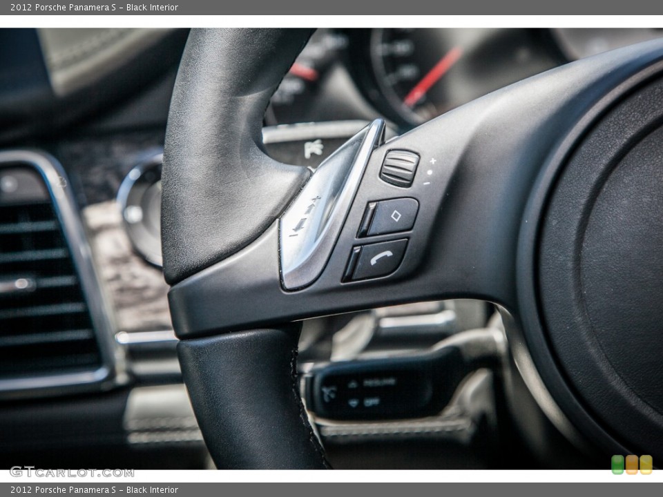 Black Interior Controls for the 2012 Porsche Panamera S #82811107