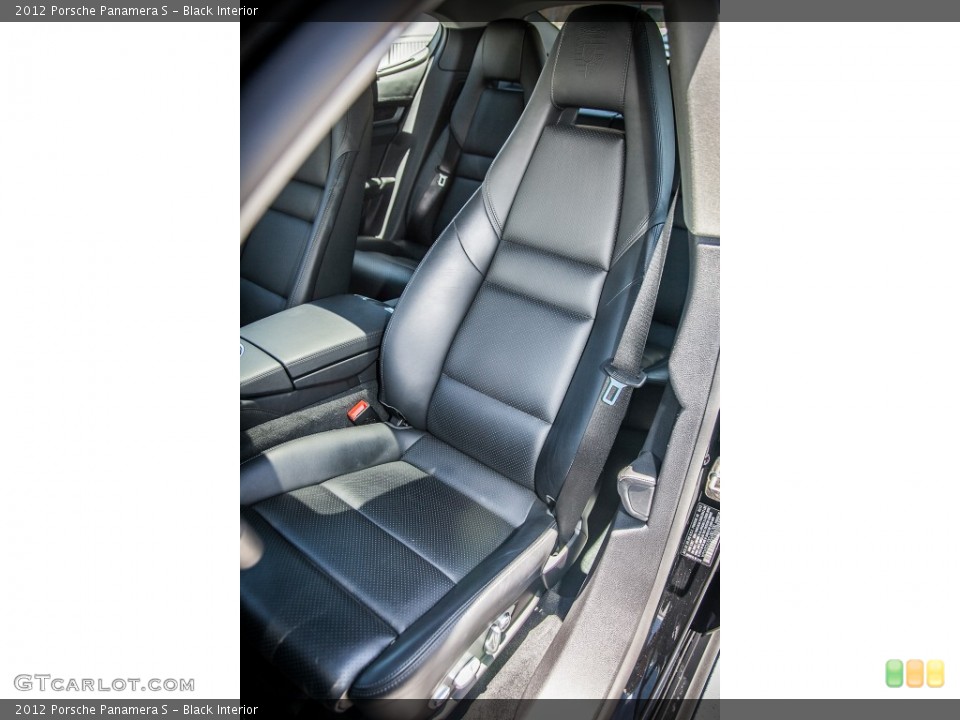 Black Interior Front Seat for the 2012 Porsche Panamera S #82811245