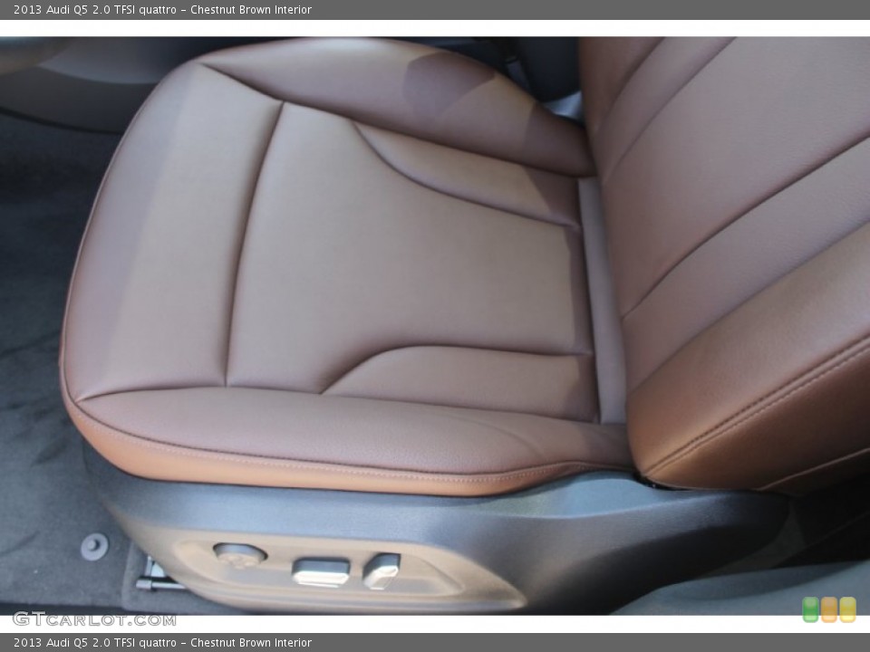 Chestnut Brown Interior Front Seat for the 2013 Audi Q5 2.0 TFSI quattro #82812110