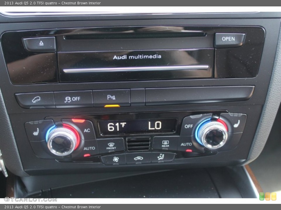 Chestnut Brown Interior Controls for the 2013 Audi Q5 2.0 TFSI quattro #82812239