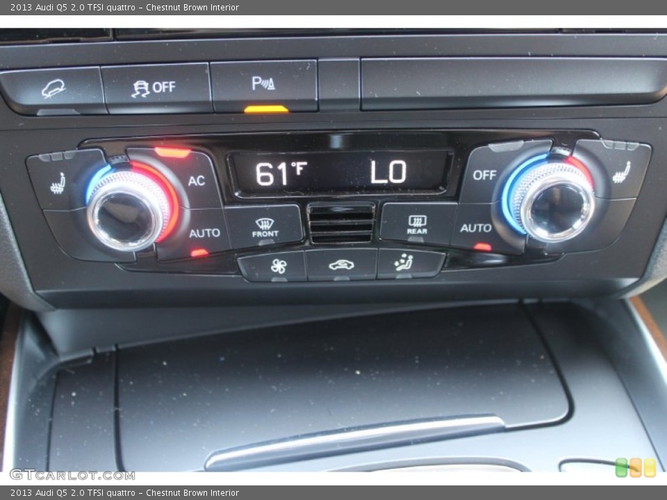 Chestnut Brown Interior Controls for the 2013 Audi Q5 2.0 TFSI quattro #82812255