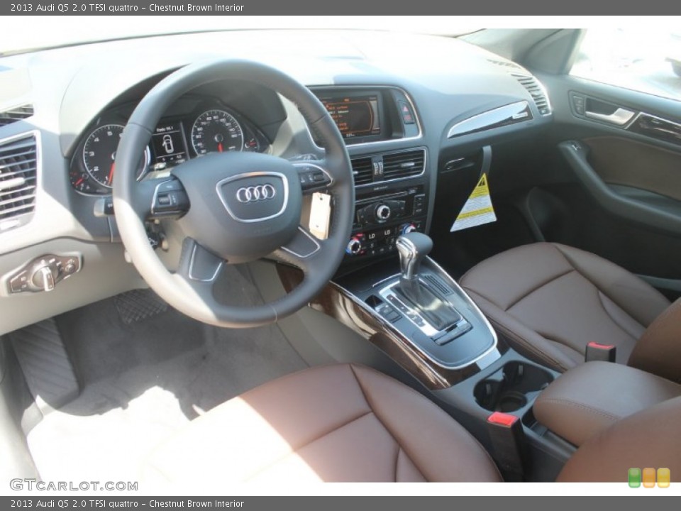Chestnut Brown Interior Photo for the 2013 Audi Q5 2.0 TFSI quattro #82812865