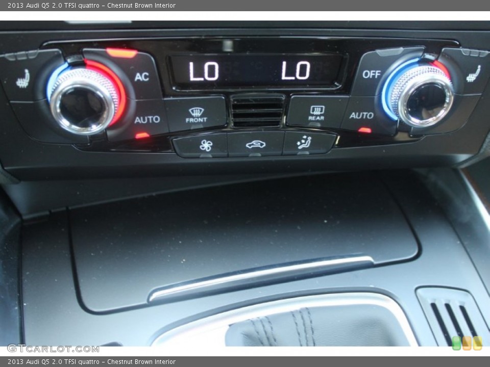 Chestnut Brown Interior Controls for the 2013 Audi Q5 2.0 TFSI quattro #82813028
