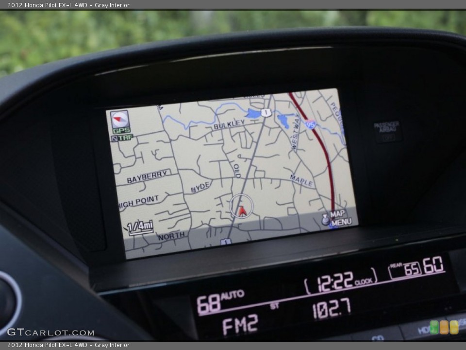 Gray Interior Navigation for the 2012 Honda Pilot EX-L 4WD #82813524