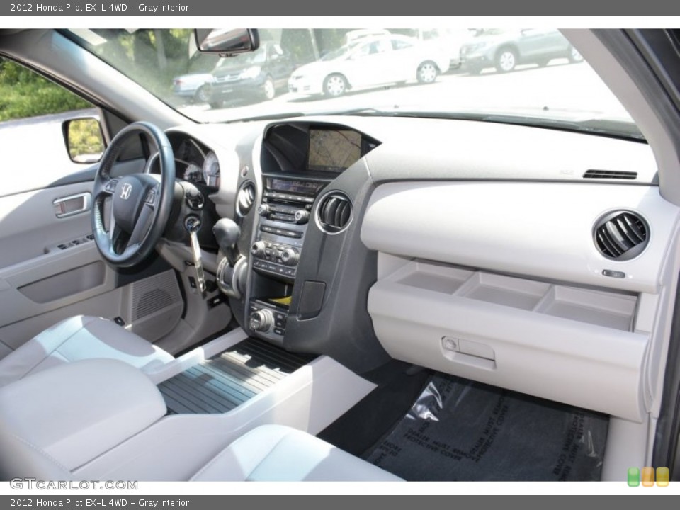 Gray Interior Dashboard for the 2012 Honda Pilot EX-L 4WD #82813542