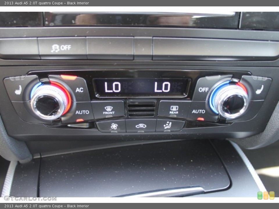 Black Interior Controls for the 2013 Audi A5 2.0T quattro Coupe #82814739